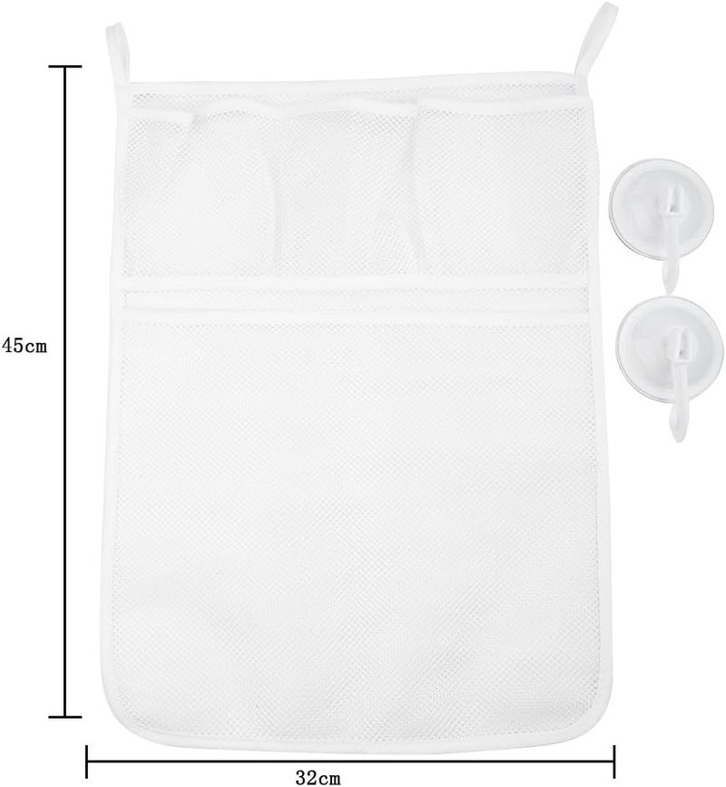 woobles Organizer Bag, Bath Tub Organizer Bag Storage Holder Basket Kids Baby Shower Toys Net Bathtub - Image 4